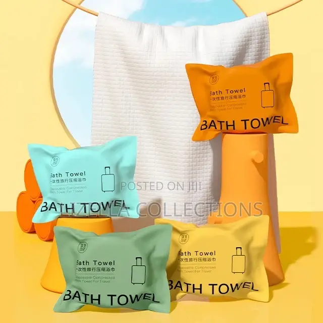 Disposable Compressed Bath Towels (Big, Reusable)