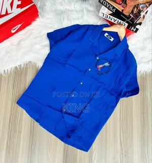 Breezy Blue Linen Shirt