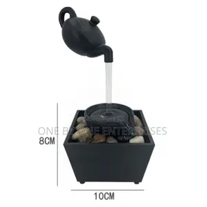 Floating Teapot Waterfall Fountain Home Decoration