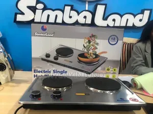 Simbaland High Quality Double Hotplate With 1yr Warranty.