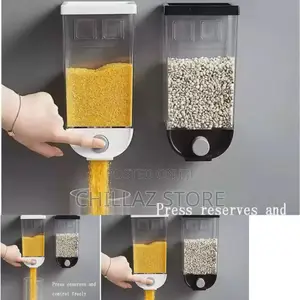 Double Mounted Dry Food Dispenser