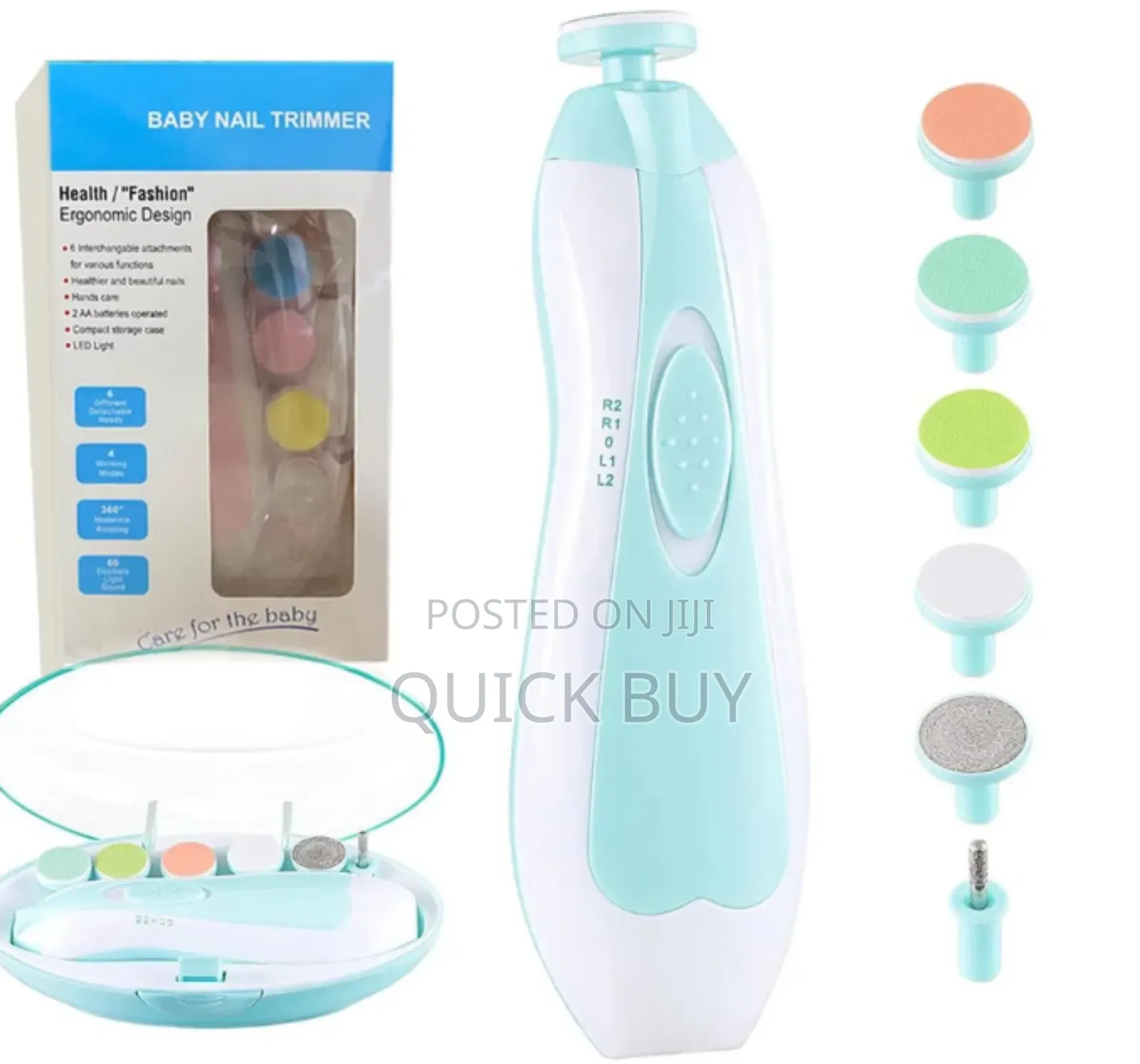 Safe Hygienic 6 in 1 Baby Nail Clipper/Cutter/File