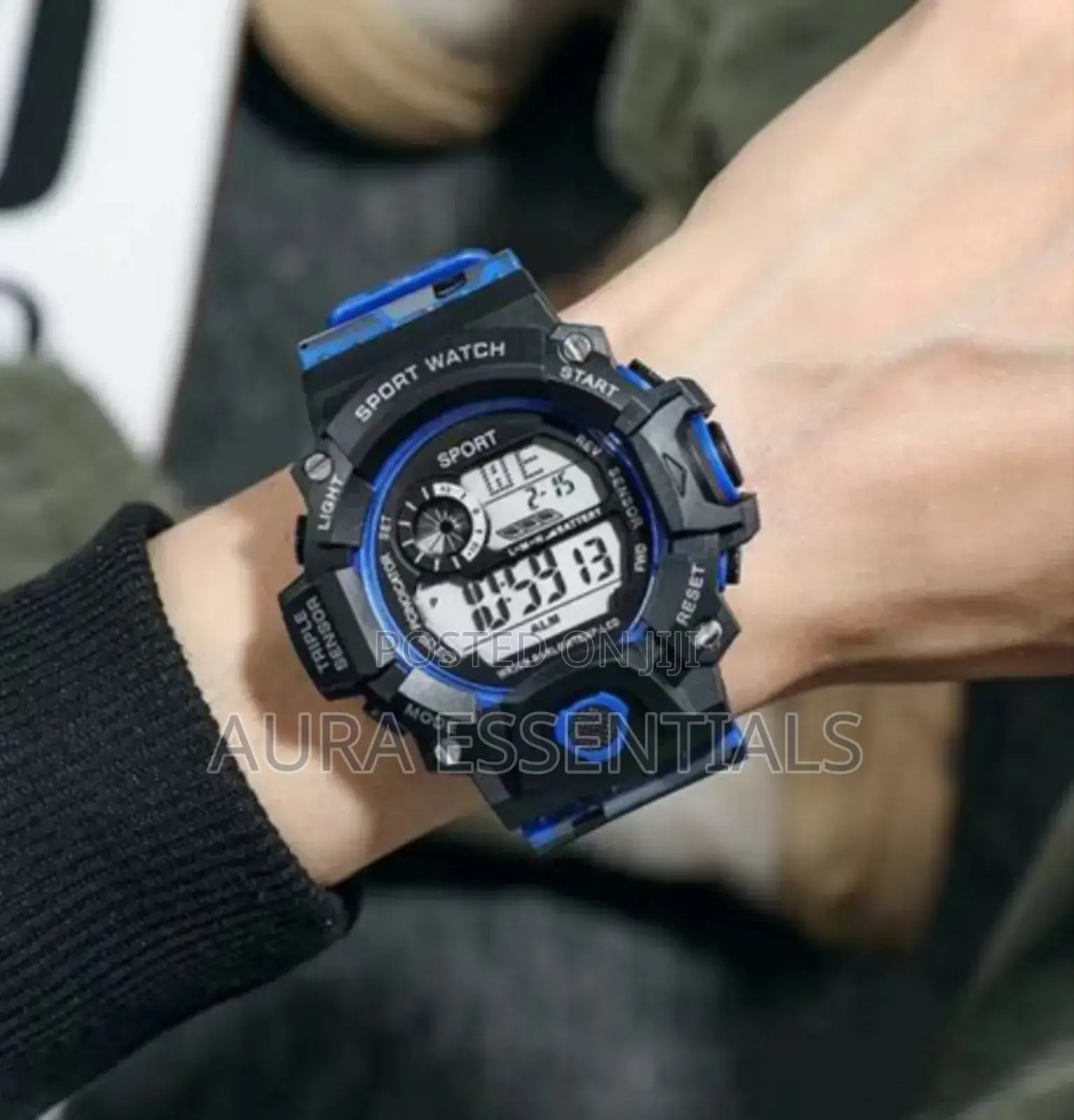 Outdoor Electronic Watch Large Dial Multi-Functional Watch