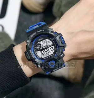 Outdoor Electronic Watch Large Dial Multi-Functional Watch