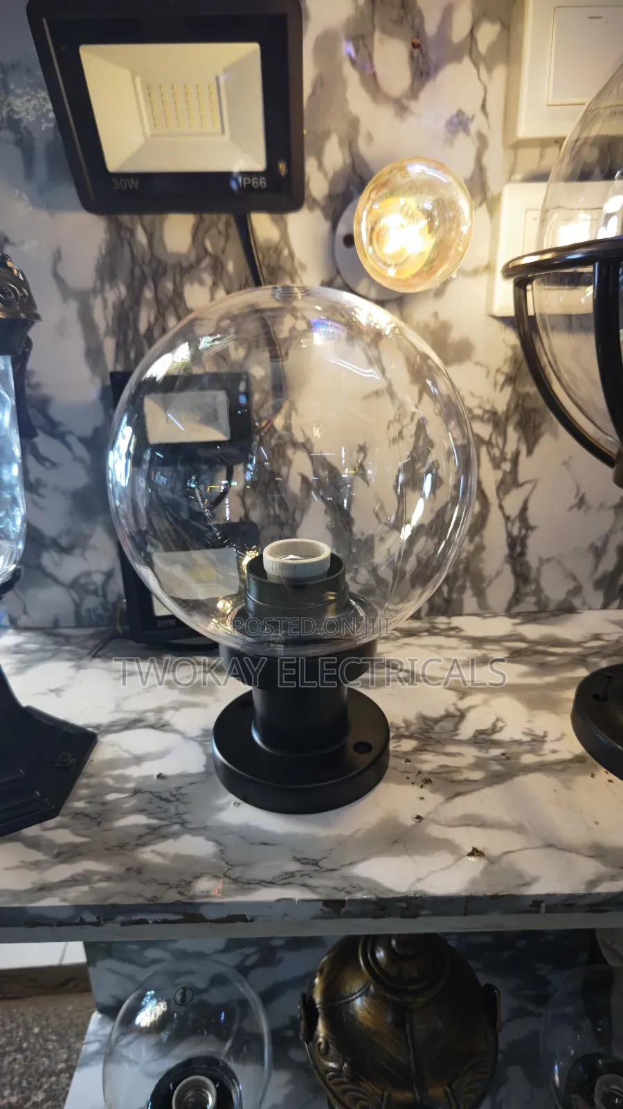 Ball Fitting Gate Lights Fence Light