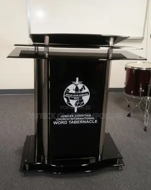Black Glass Pulpit