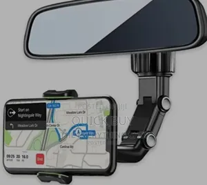 Upgrade Car Rear- View Mirror Phone Holder Retractable