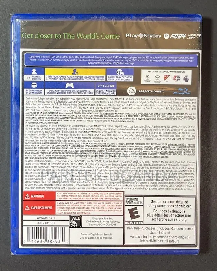 Fc24 For Playstation 4