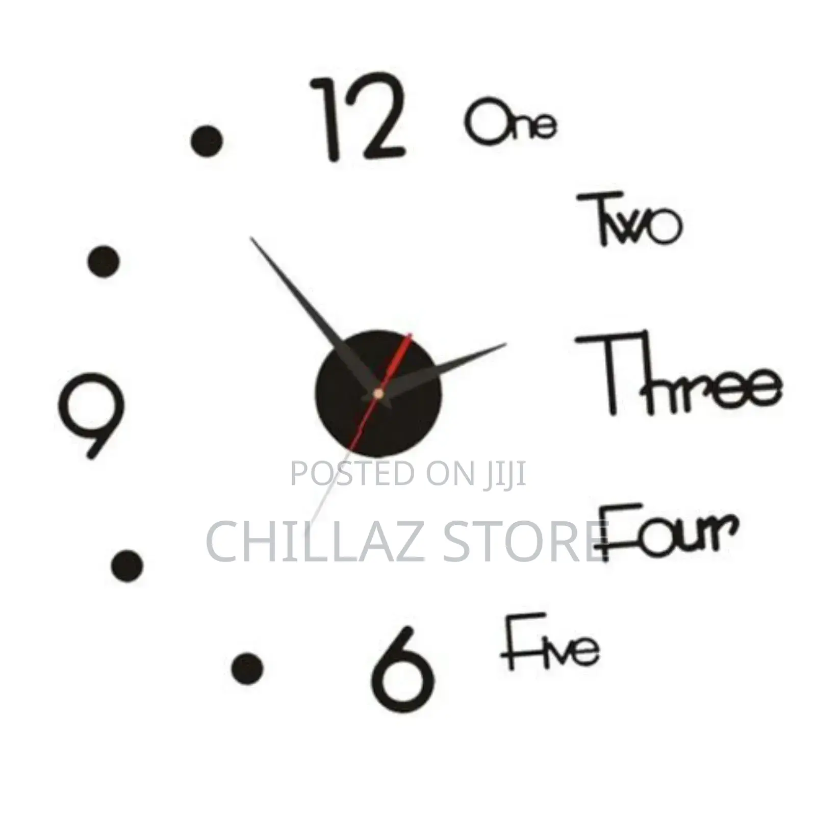 Mounted Clock Stickers