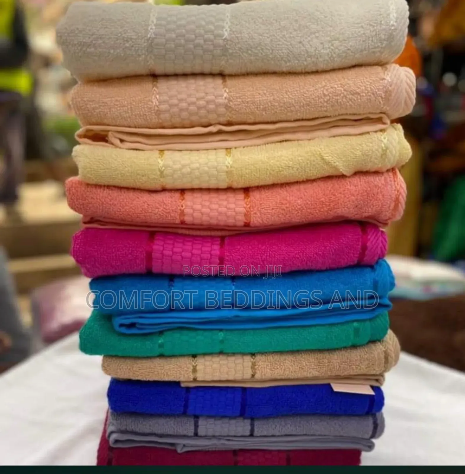 Plain Colour Cotton Towels
