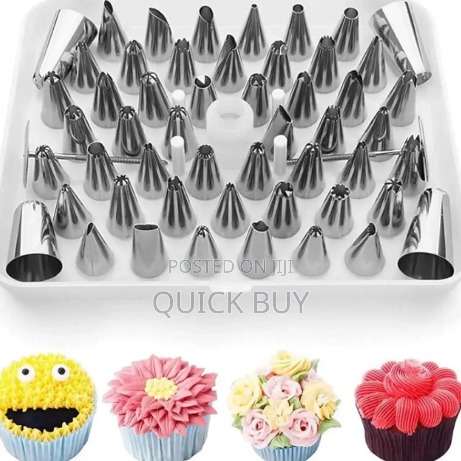 52 Quality Stainless Cake Pastry Nozzle Set Decorating Tools