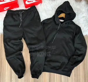 Black Hoodie Tracksuit