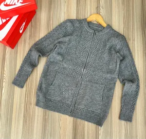 Den Grey Zipper Sweater