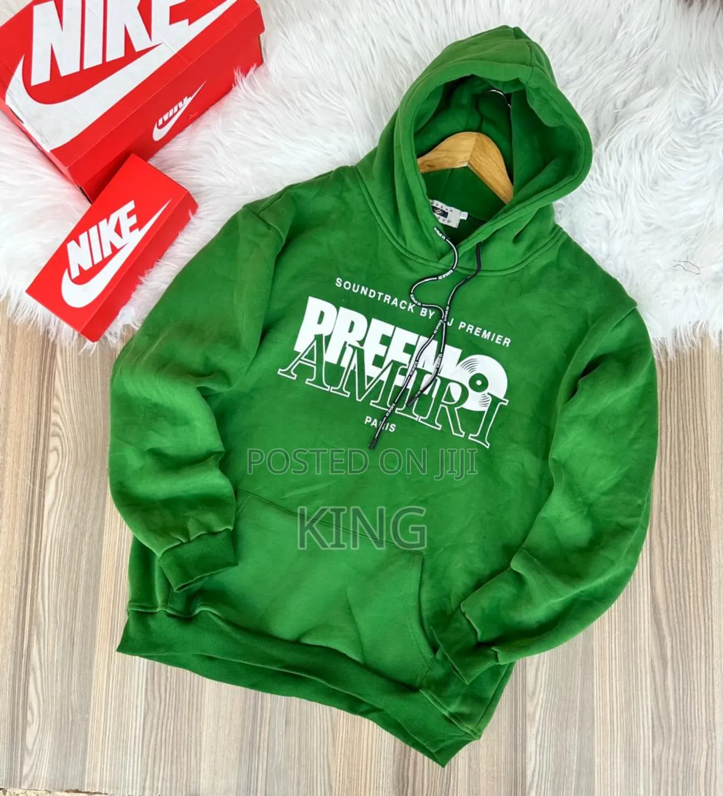 Amiri Green Hoodie