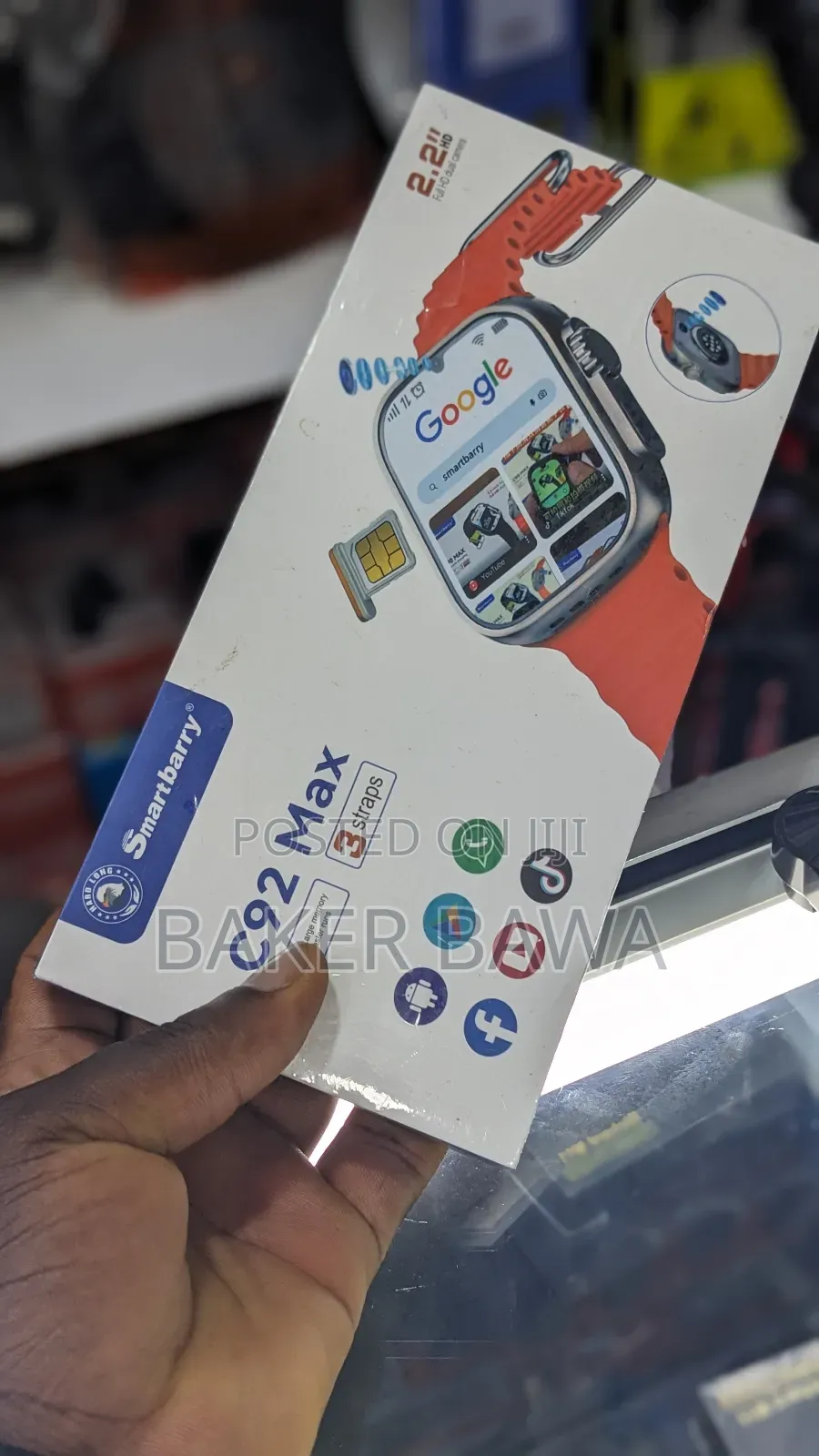 Smart Barry Watch Sim Card Slot