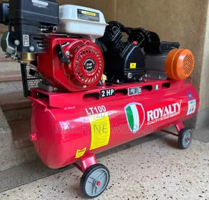 Air Compressor Fuel and Electricity 2hp (2kw/8hp Engine)