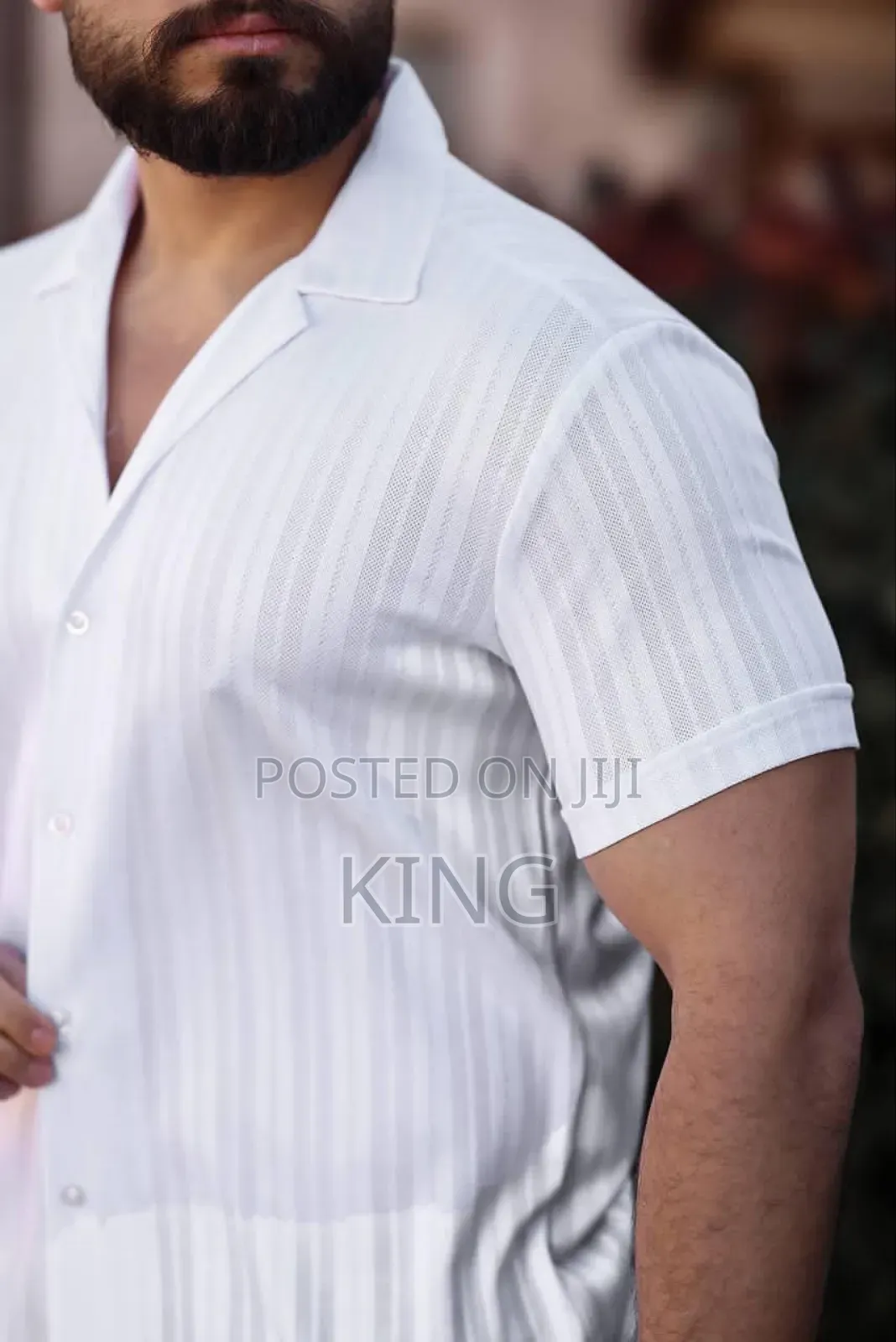High Notch White Shirt
