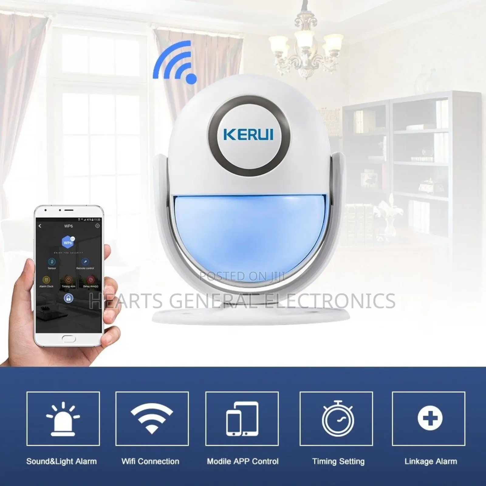 Smart Alarm Sensor ( Connect via Phone )
