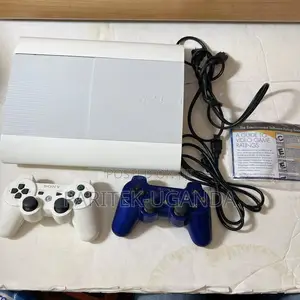 Blue Playstation 3 PS3 Super Slim Console