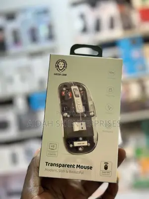 Green Lion Transparent Mouse 2 1600DPI