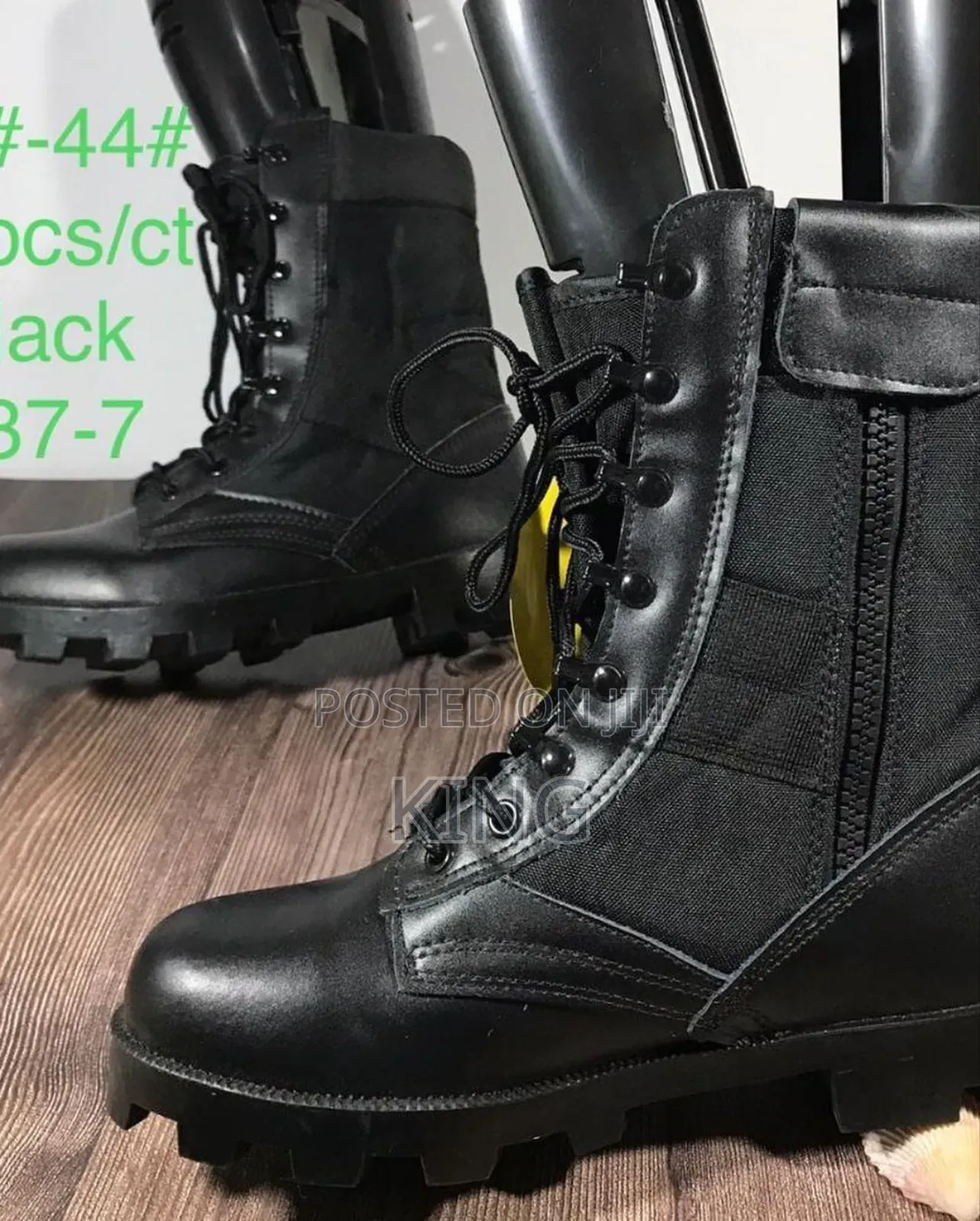 Black Combat Boots