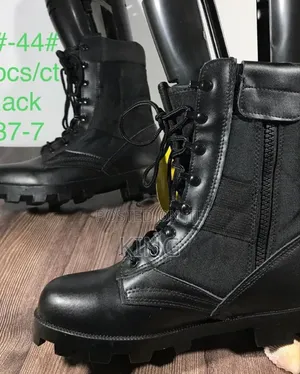 Black Combat Boots