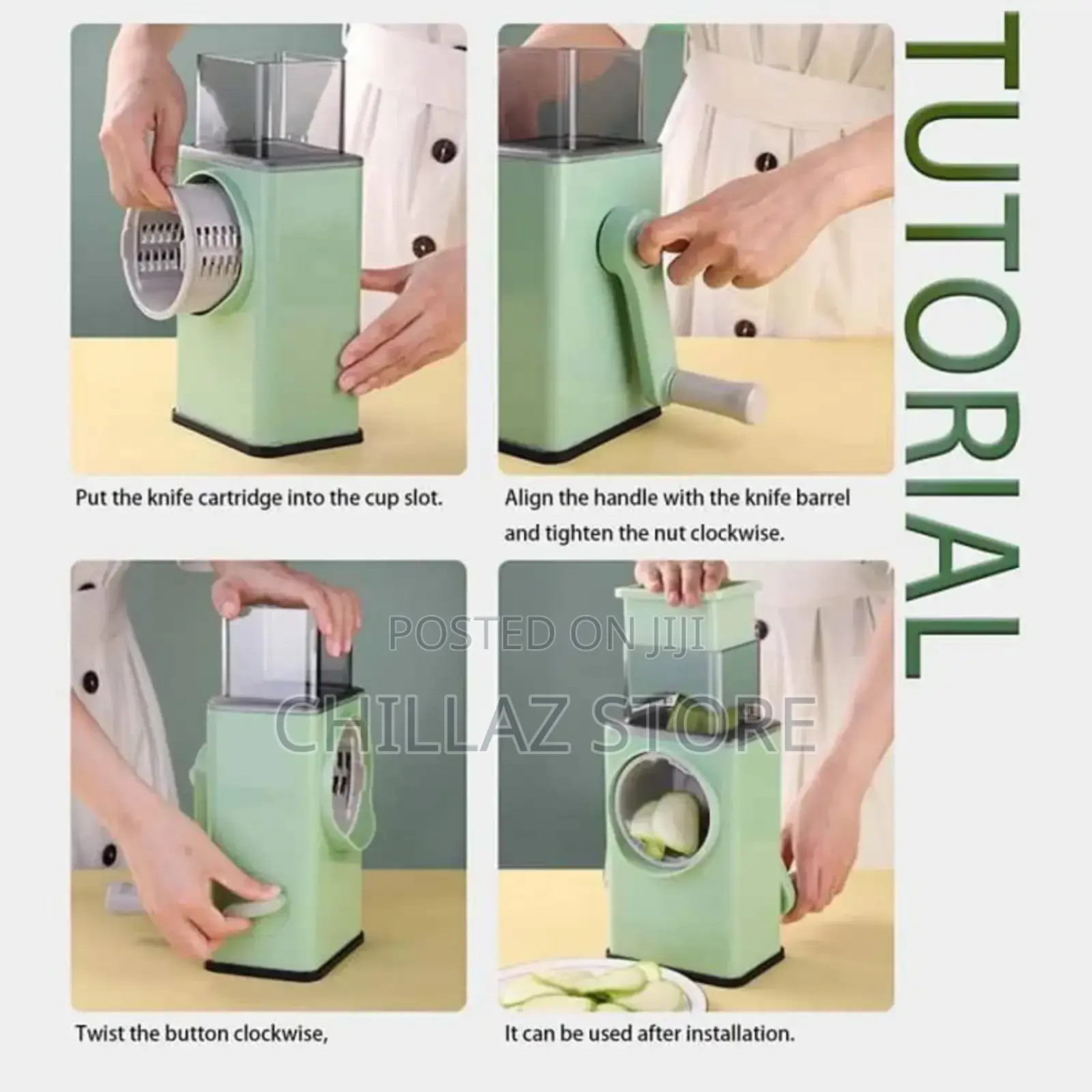 Brand 3 in 1 Manual Vegetable Chopper