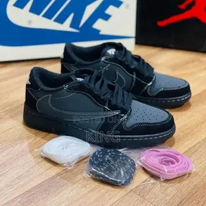 Nike Air Jordan 1 Retro Low Phantom Black X Travis Scott Cj