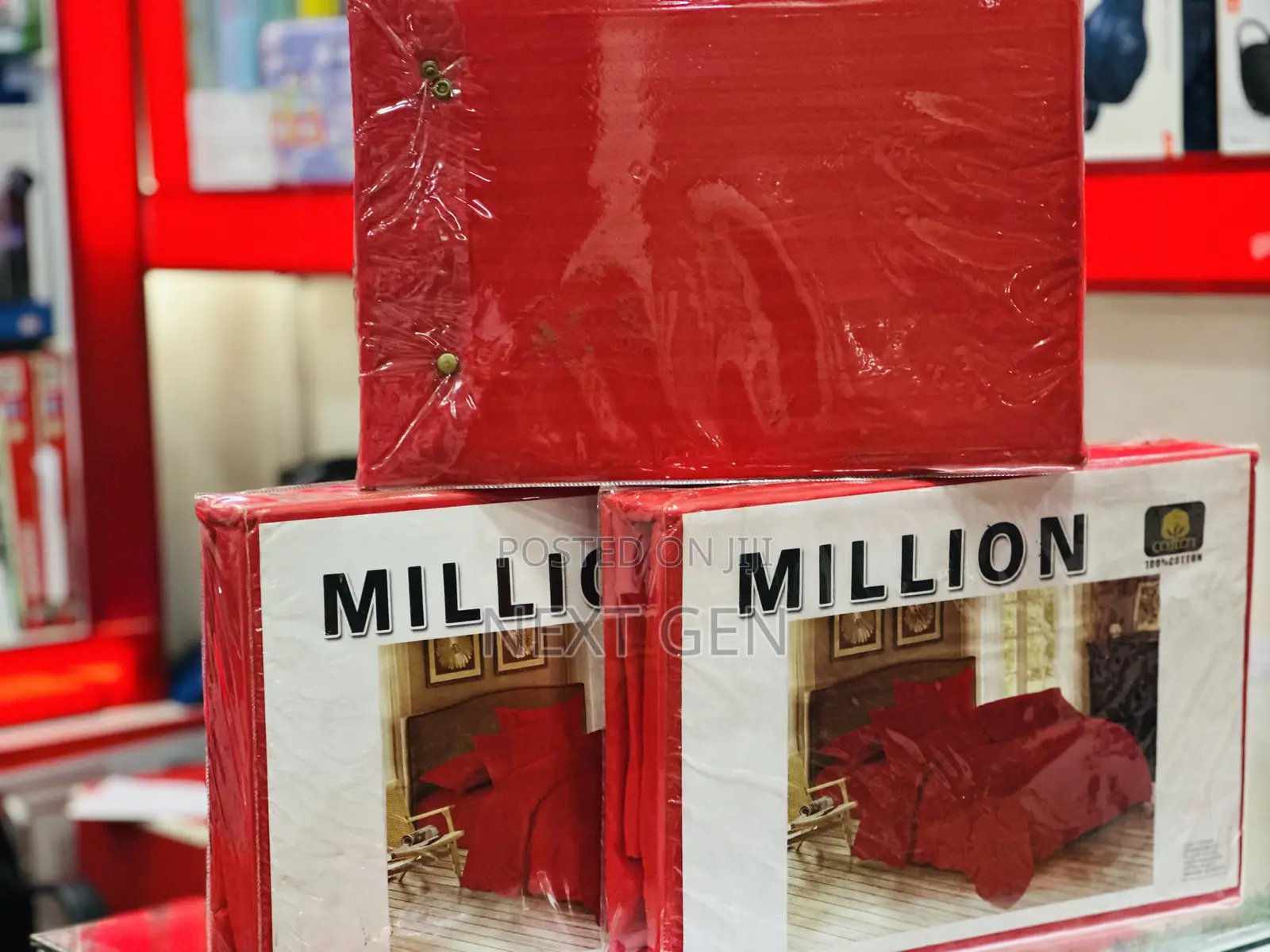 Million 6 Piece Bedsheets Red