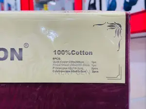 Million Striped Maroon Bedsheets