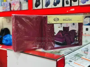 Million Striped Maroon Bedsheets