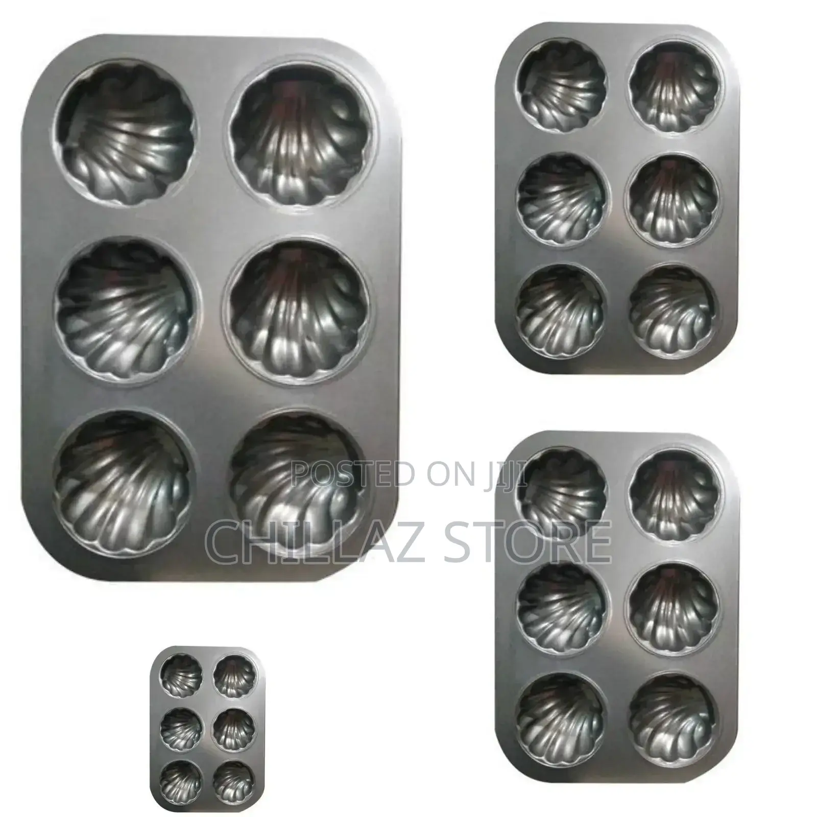 6 Holes Cupcake Molds