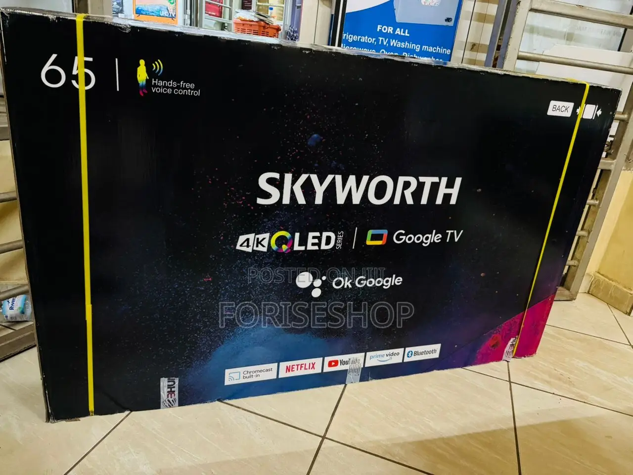 Skyworth 65inch Qled TVS Available