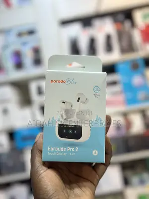 Porodo Blue Earbuds Pro2 Touch Display - ENC