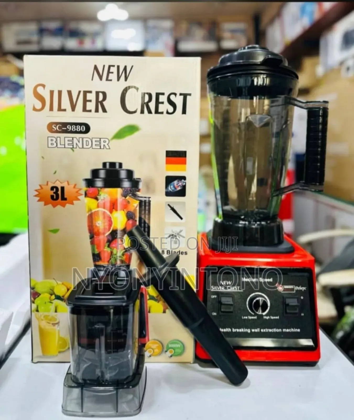 New Silver Crest 3litre Commercial Blender.