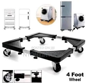 Very Strong Machine Fridge Rack With Rollers for Mobility.
