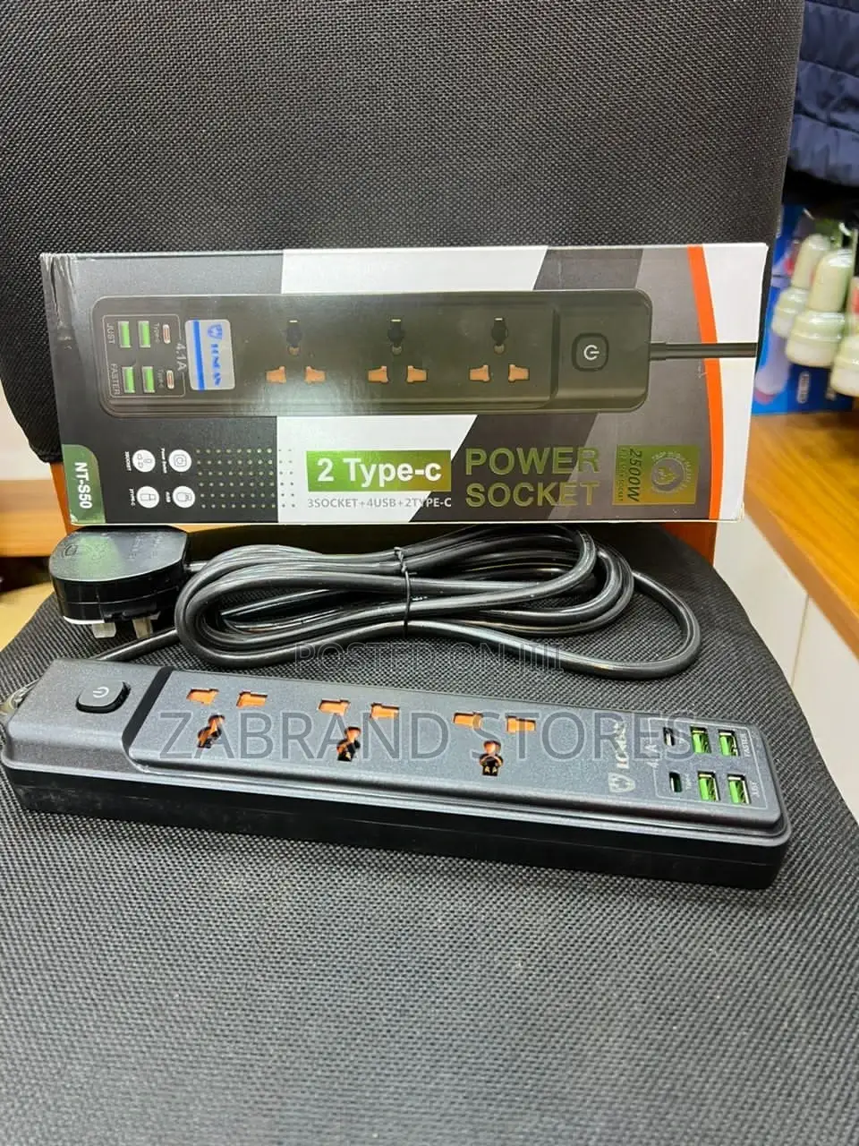 Power Extension Socket 3 Plug