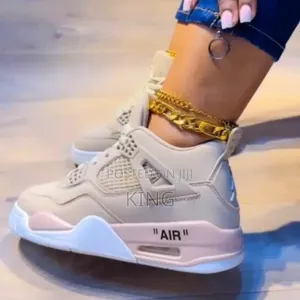 Womens Sneakers. Airjordan 4 Creamy