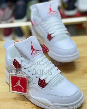 DS Nike Air Jordan 4 Retro Metallic Red' Sneakers