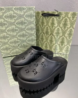 Platform Casual Style Unisex Logo Platform Gucci Sandals