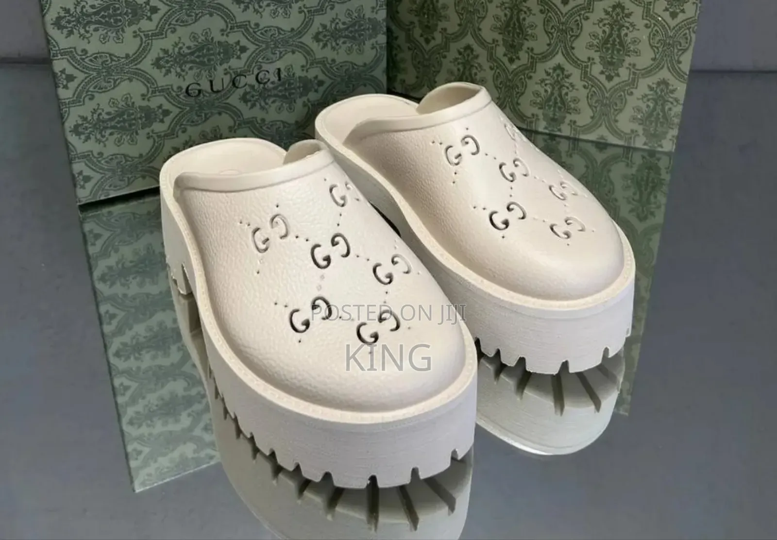 Gucci Platform Casual Style Unisex Logo Sandals