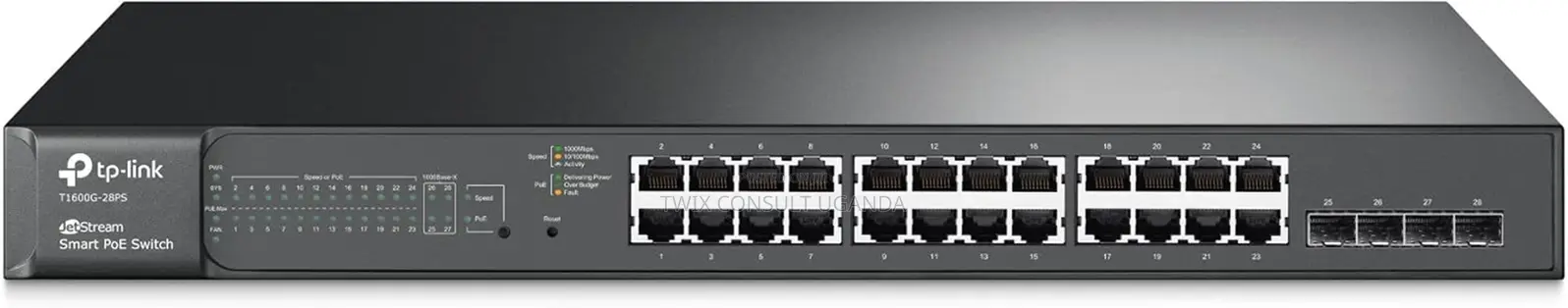 24-Port Gigabit Smart Poe+ Switch With 4 SFP Slots