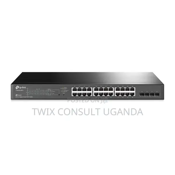 24-Port Gigabit Smart Poe+ Switch With 4 SFP Slots