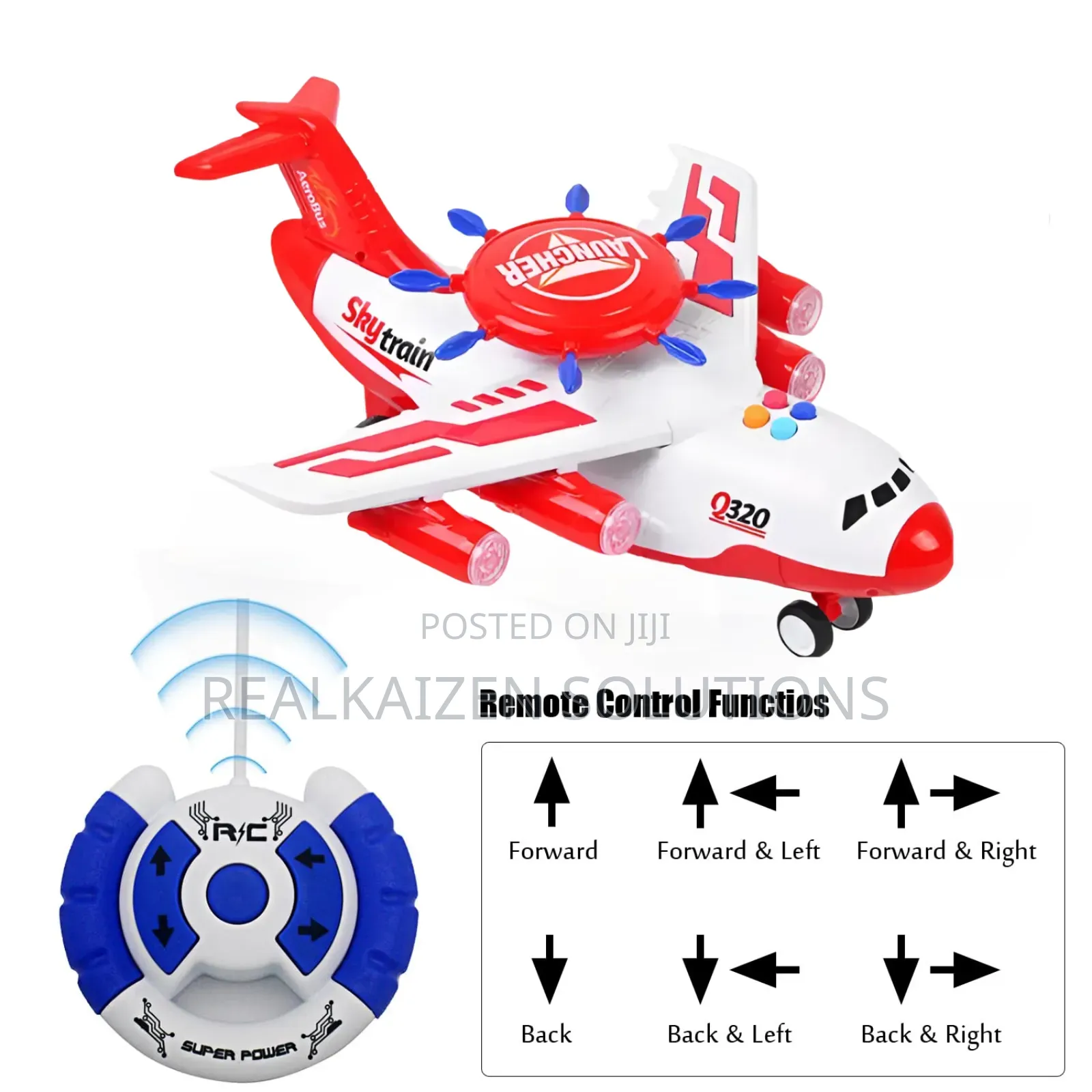 Children Remote Control Aerobus Airliner Light Music Plane
