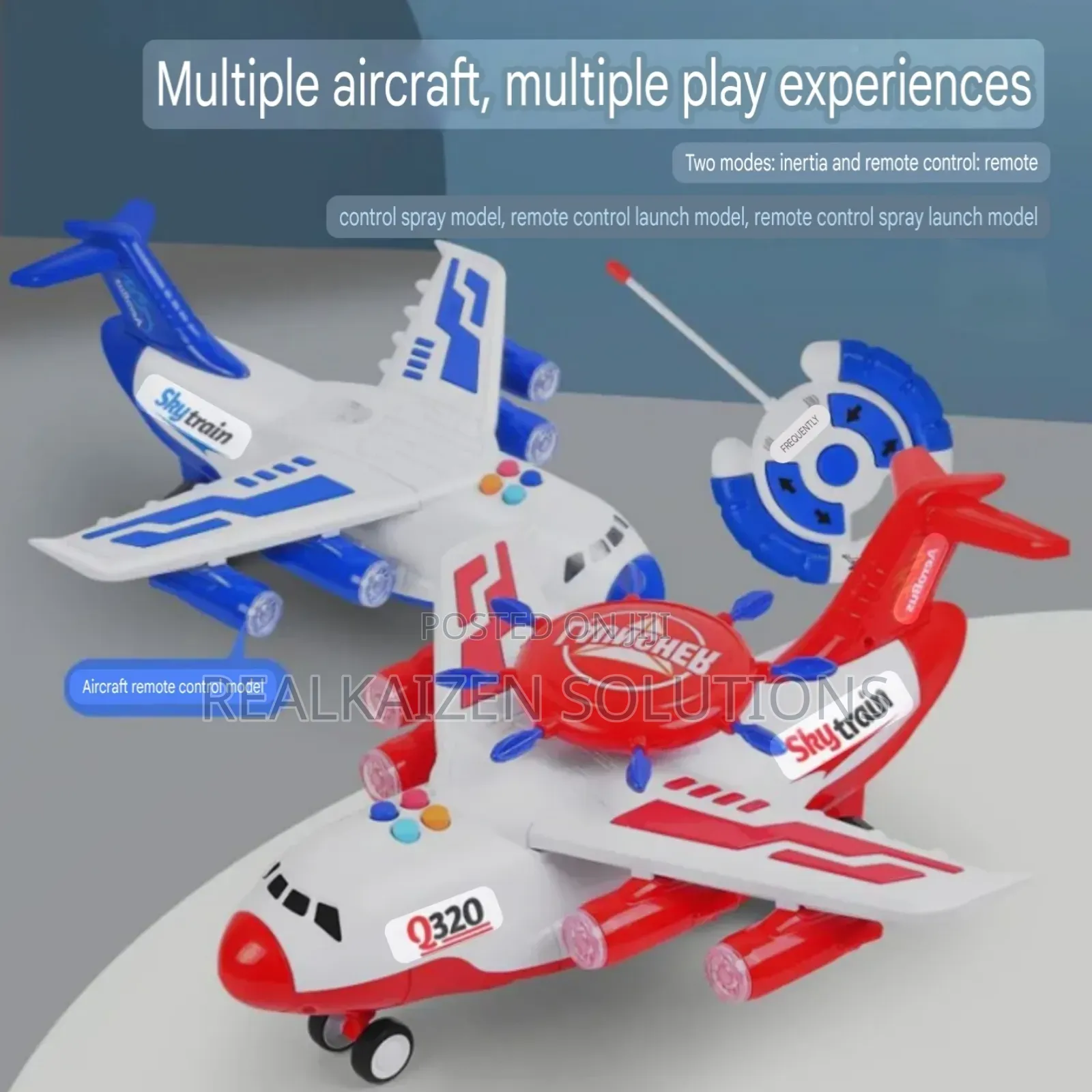 Children Remote Control Aerobus Airliner Light Music Plane