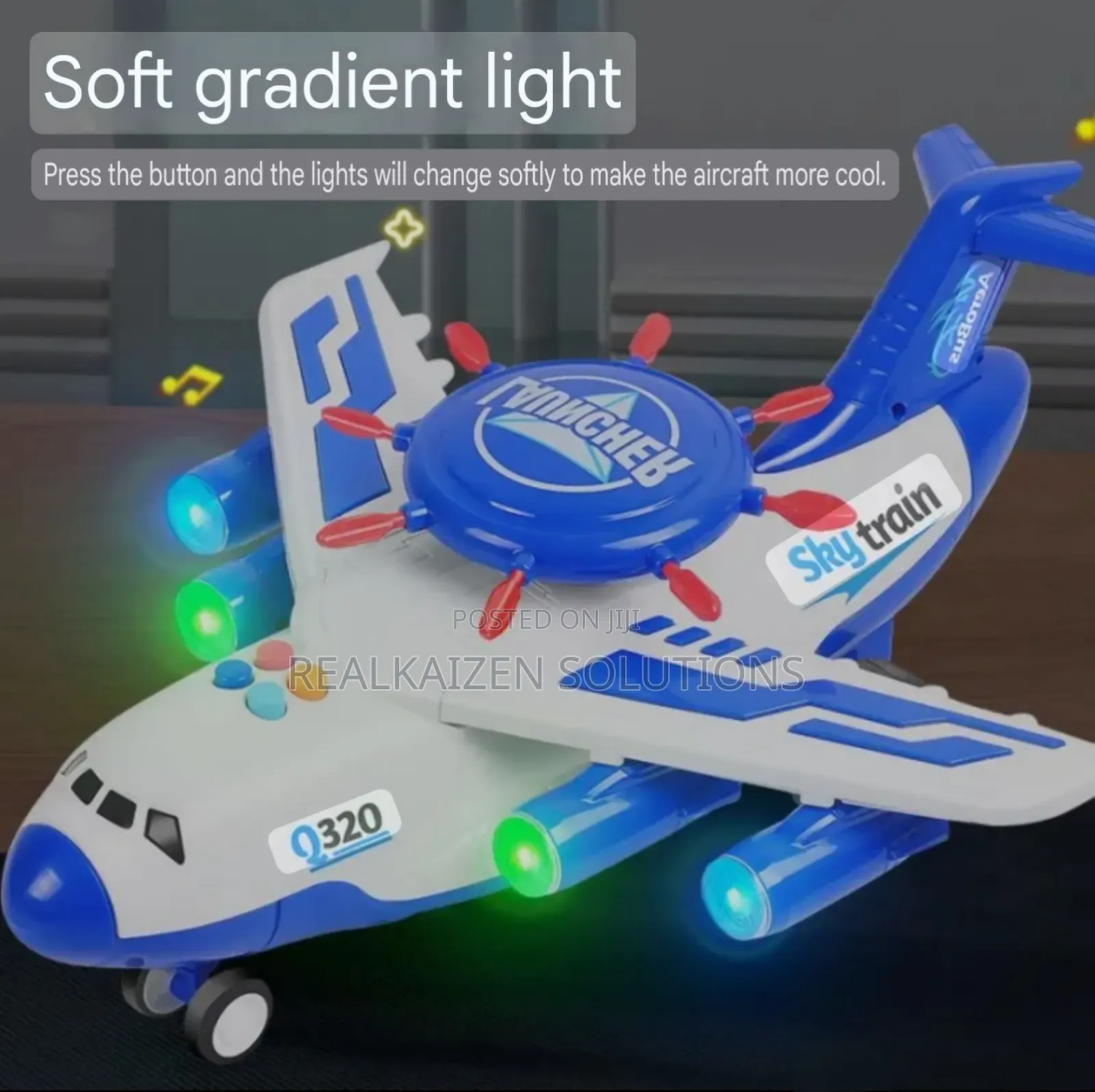 Children Remote Control Aerobus Airliner Light Music Plane