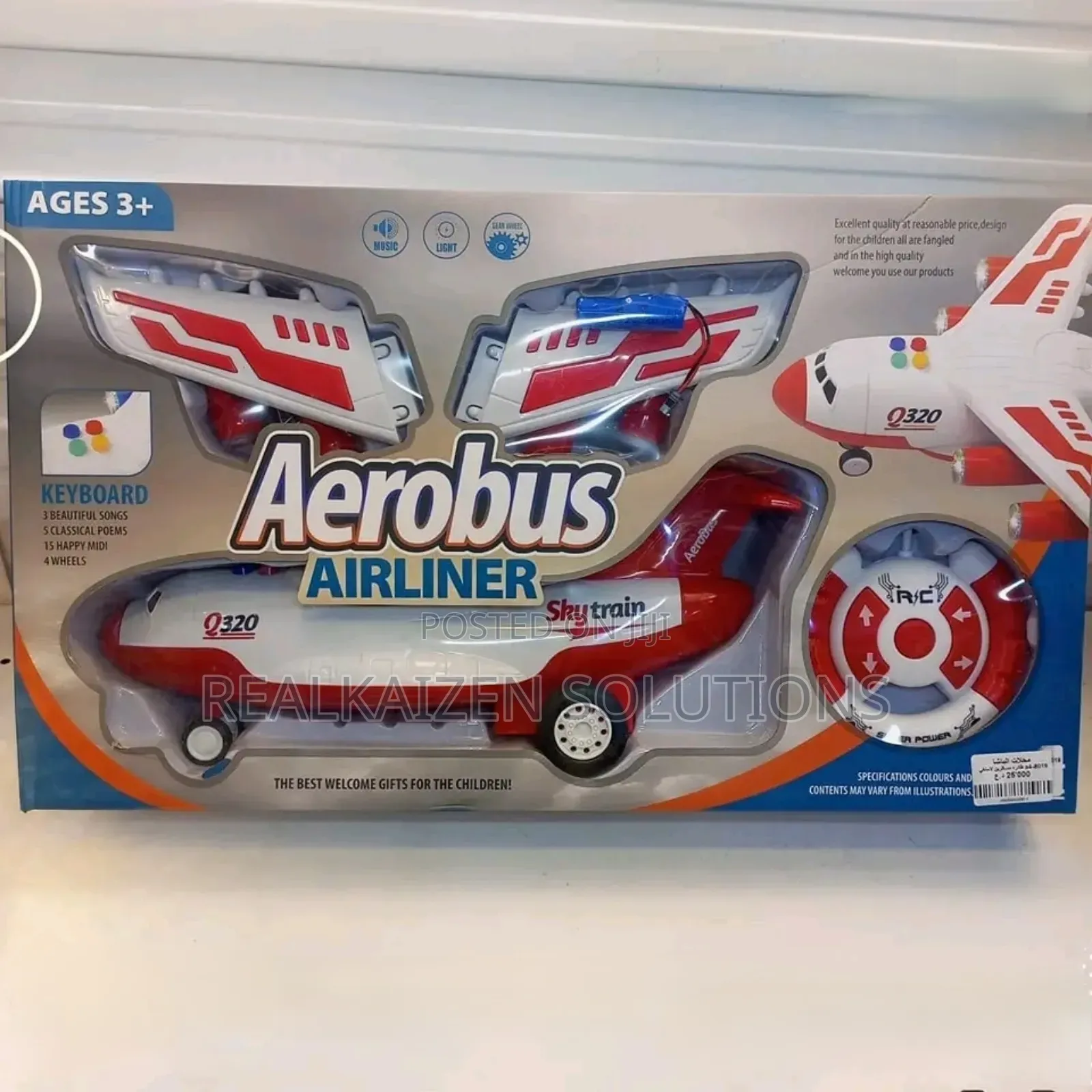 Children Remote Control Aerobus Airliner Light Music Plane