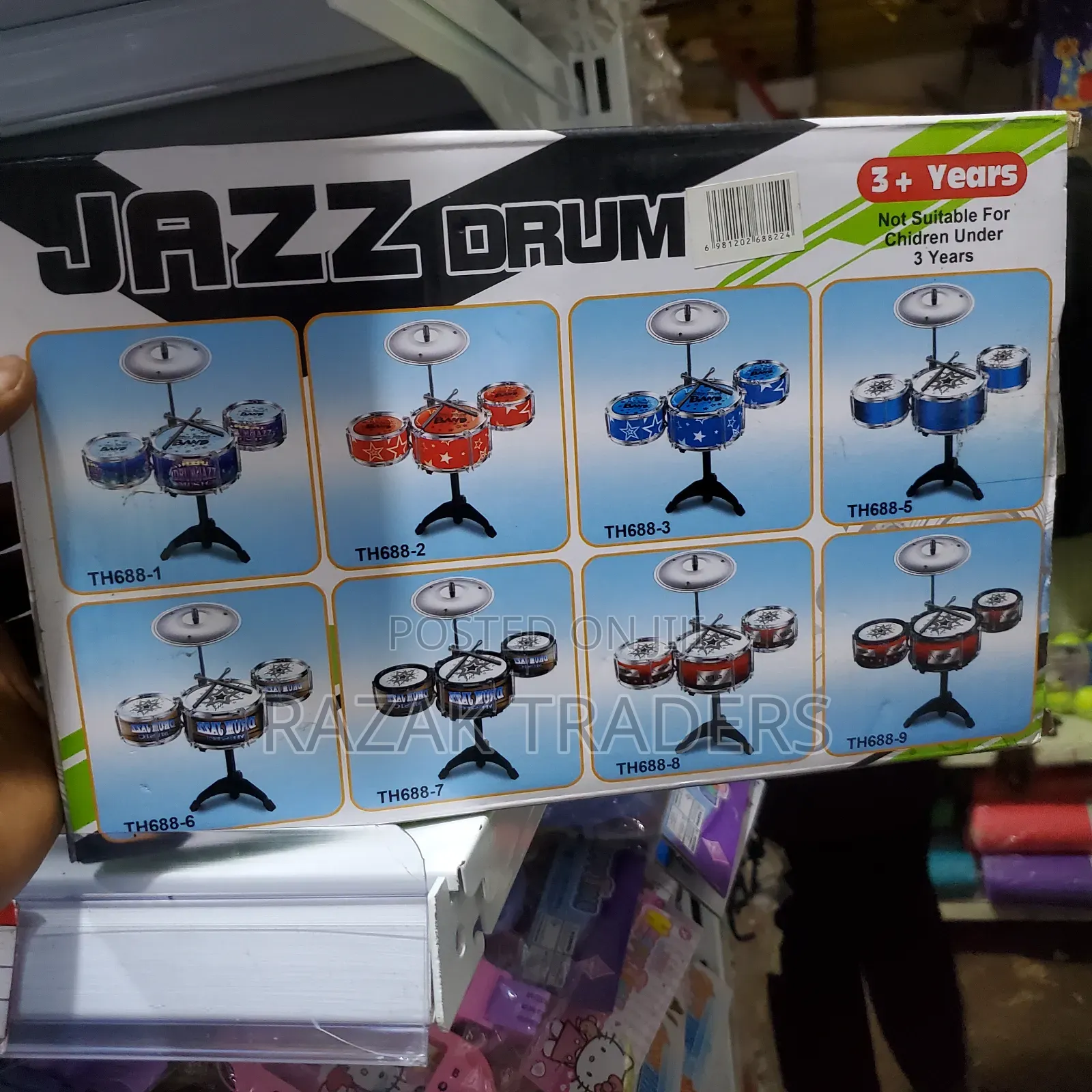 Jazz Drum Set for Kids