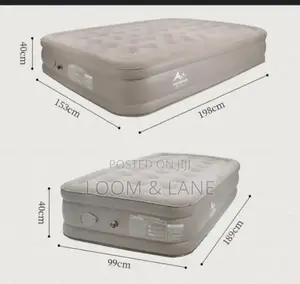 Double Self Inflated Mattress With Internal Electric Pump