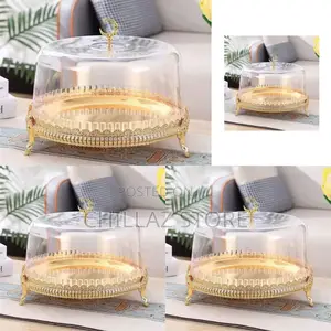 Gold Rim Cake Stand
